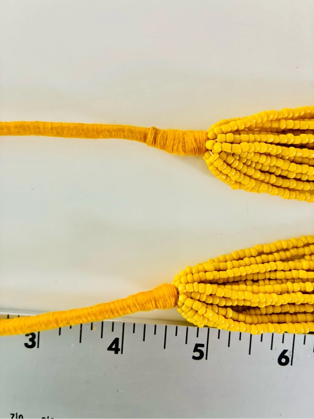 Bright Yellow Multi-Strand Beaded Necklace - Contemporary Women’s Jewelry